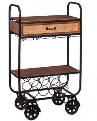 Mobile  carrello bar stile industrial