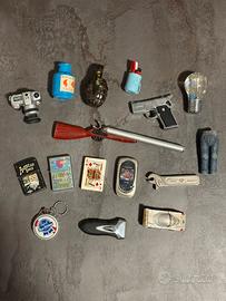 Lotto accendini con forme particolari