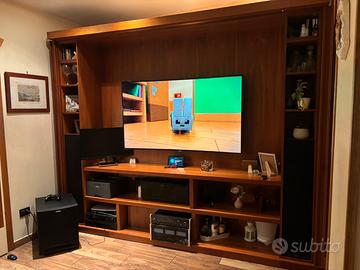 Parete attrezzata 100% legno