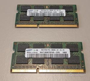 DDR3 2X2GB