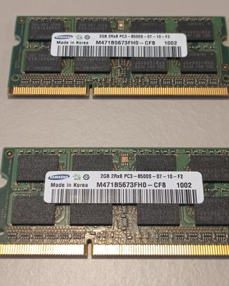 DDR3 2X2GB