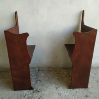 Panche di legno da camino