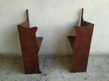 Panche di legno da camino