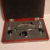Set Sommelier 5 pezzi Cantina BOX in LEGNO
