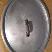 Antichi Coperchi in alluminio forma ovale