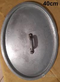 Antichi Coperchi in alluminio forma ovale