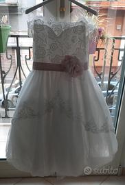 Vestito completo comunione bambina