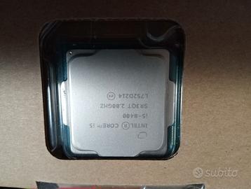 cpu i5 8400 + ventole 200 argb +mini lcd 9 pollici