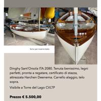 Barca a vela dinghy 12