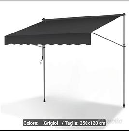 Tenda da esterno colore grigio