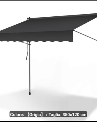 Tenda da esterno colore grigio