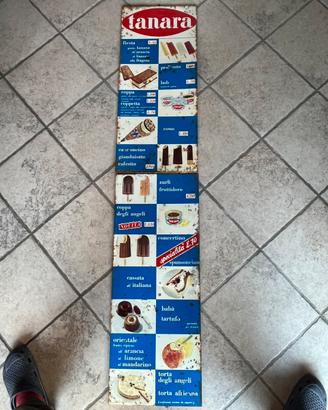 Insegna tabella gelati Tanara