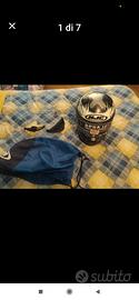 casco hjc e giubbotto alpinestars 