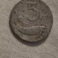 moneta 5 lire 1954