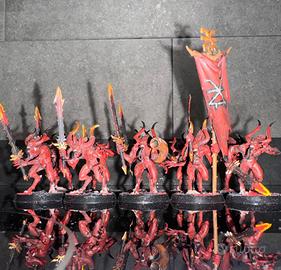 Bloodletters Sanguinari Khorne Warhammer 40k AoS 2