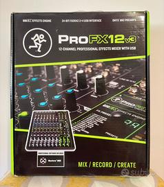 Mixer Mackie ProFX12 V3 - Nuovo, Dicembre 2025