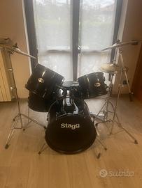 Batteria acustica + set piatti nuovi