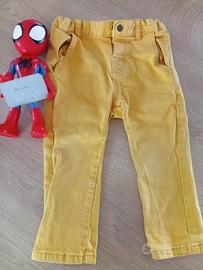 Jeans gialli taglia 86 cm 
