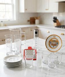 Lotto 14 Pezzi Accessori Cucina e Vetro