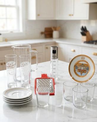 Lotto 14 Pezzi Accessori Cucina e Vetro