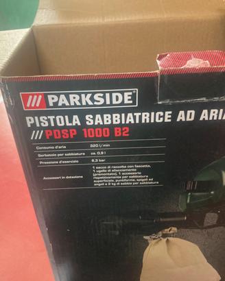 Pistola sabbiatrice aria compressa parkside