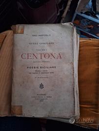 CENTONA DI NINO MARTOGLIO DEL 1913 CON AUTOGRAFO