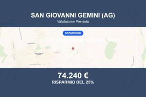Immobile in asta di 584 m² a San Giovanni Gemini