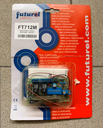 Ricevitore Radio 2Canali 433,92 MHz Futurel FT712M