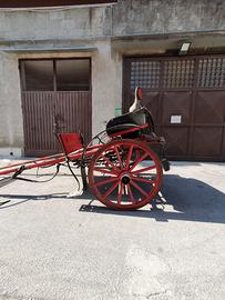 Calesse d'epoca a 2 ruote per cavallo