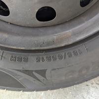 4cerchi in acciaio da 15 con gomme estive 185/65