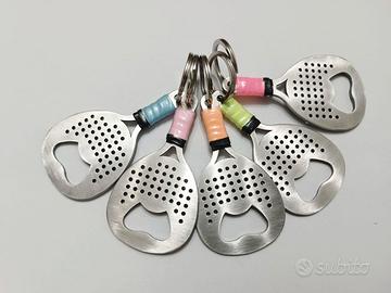 Portachiavi Padel s73 - ACCIAIO INOX