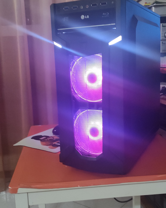 PC Gaming case RGB i7 GTX 1060 RAM 16gb