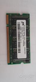 RAM Micron 256MB DDR 333MHz PC2700 Notebook