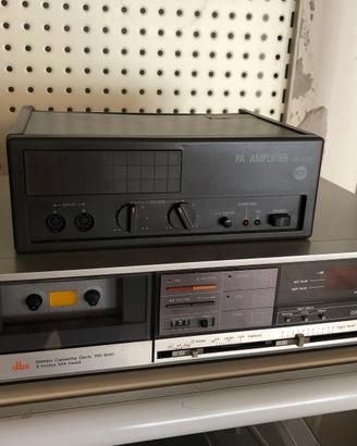 TECHNICS STREO RS- B40 +PA RCF AM 7028