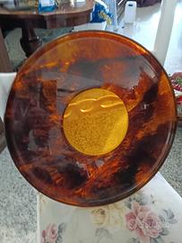 vassoio anni 70 effetto tartaruga cm 40