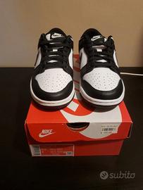 Nike dunk low bianche e nere