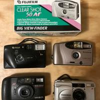 Set Macchine Fotografiche analogiche da riparare