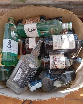 bottiglie vuote collezione 