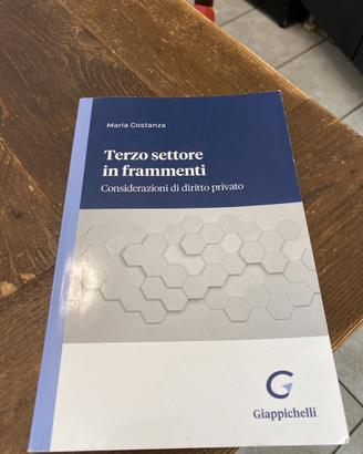 Terzo settore in frammenti Giappichelli