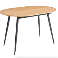 Tavolo allungabile MDF laminato, gambe in acciaio