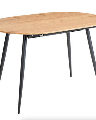 Tavolo allungabile MDF laminato, gambe in acciaio