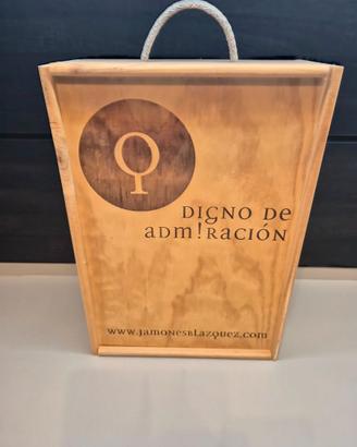 Portaoggetti / Cassetta Jamones Blázquez DIY