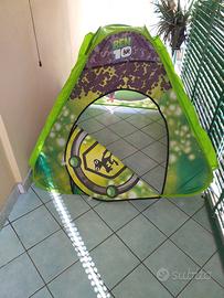 Tenda igloo Ben 10 + giochi e porta giochi