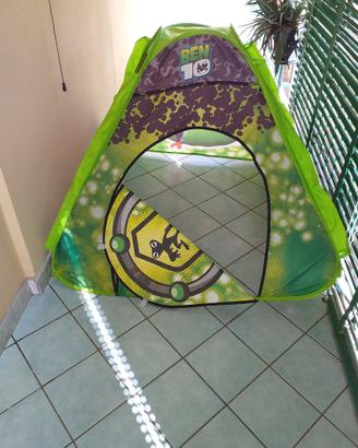 Tenda igloo Ben 10 + giochi e porta giochi