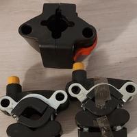 Alzatina e attacchi per bici