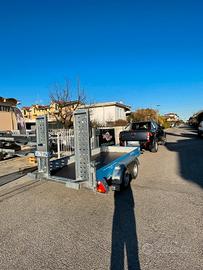 Rimorchio Barthau per mini escavatori trattori ecc