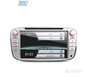 NAVIGATORE RADIO 7" PER FORD TONDO COLORE GRIGIO 