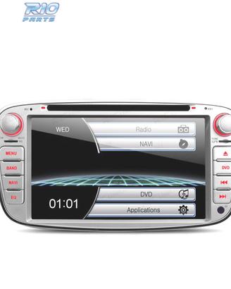 NAVIGATORE RADIO 7" PER FORD TONDO COLORE GRIGIO 