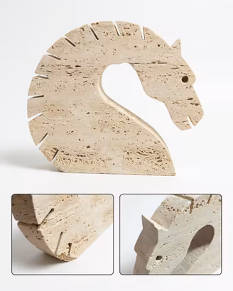 Scultura Cavallo Enzo Mari per Manelli Anni 70