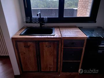 Mobili cucina Melchior mango massiccio